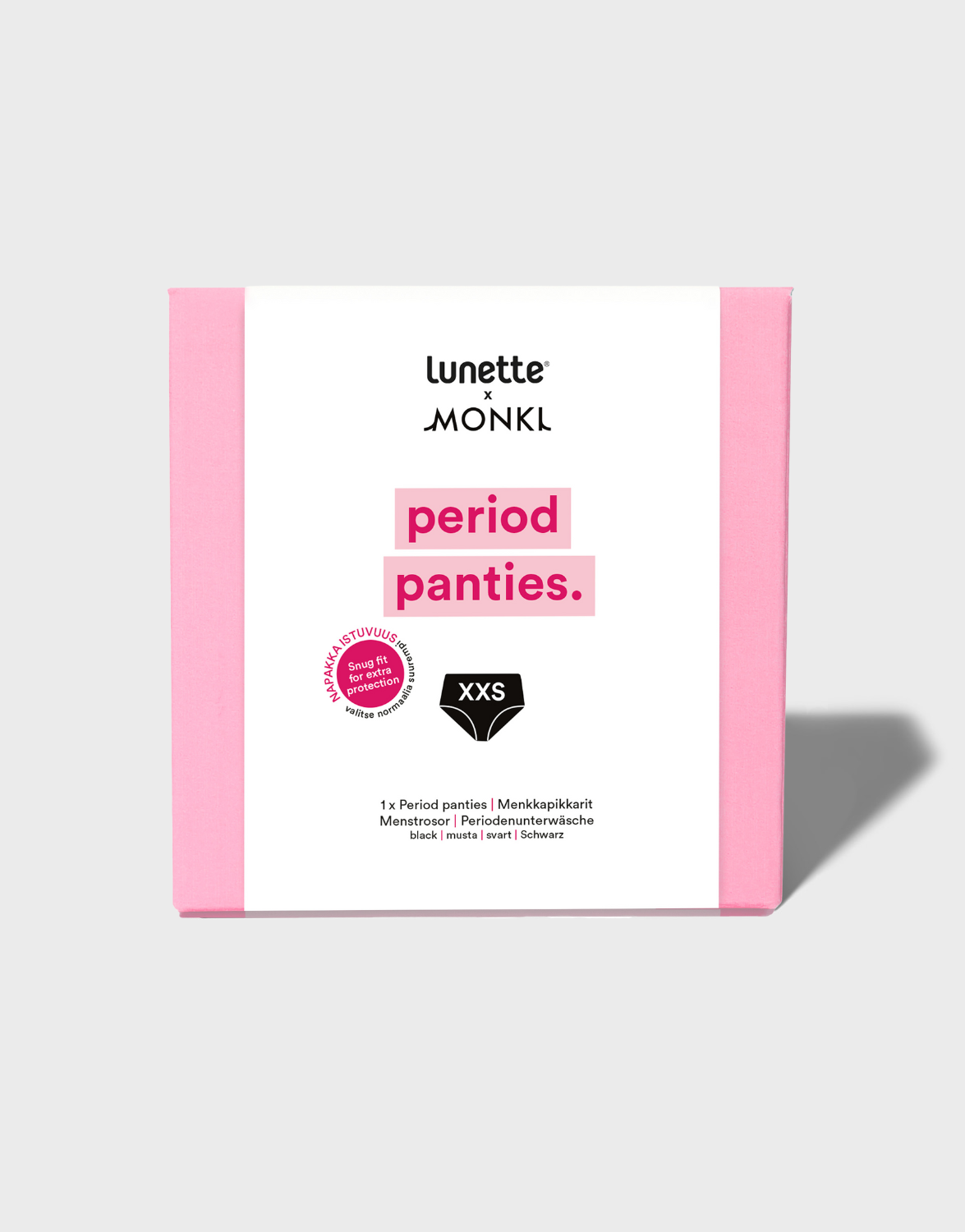 Lunette period panty. Period Underwear - Black - Ecco Verde Online